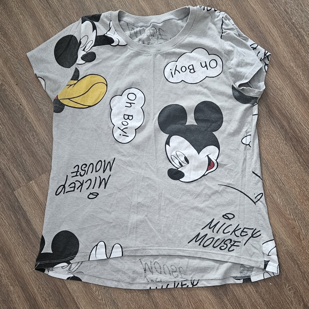 Disney Mickey Mouse Gray T-Shirt